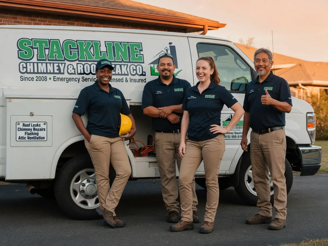 Chimney flashing repair company in Hutto, TX